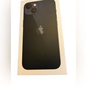 Apple Empty Box Iphone 13 with Apple Sticker.